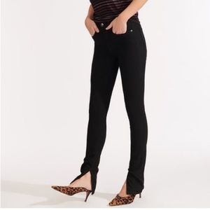 Veronica Beard Kate High Rise Ankle Slit Jeans